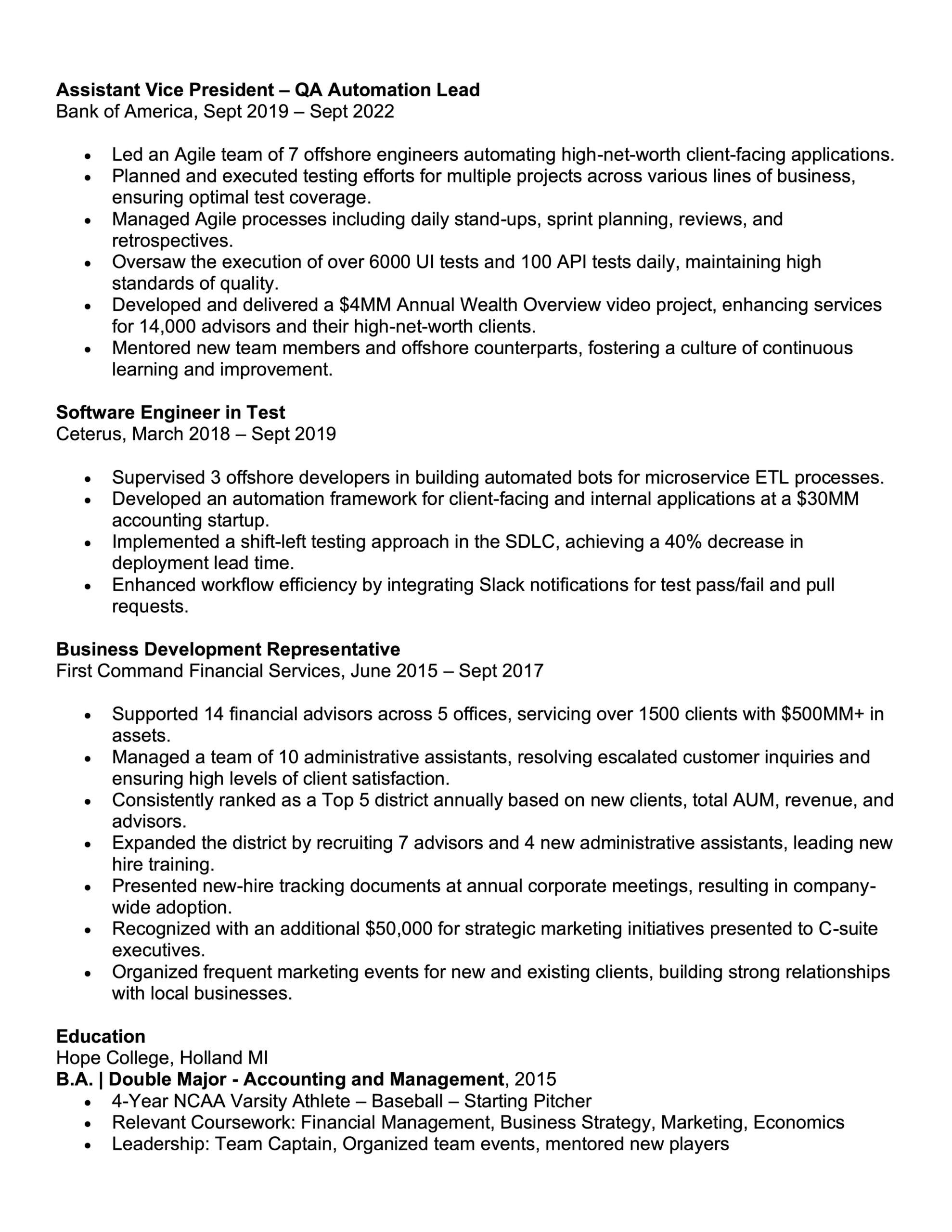 Currey Thomas Resume - Summer 2024